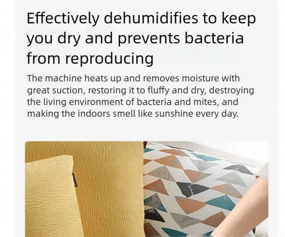 20000Pa Bed Vacuum Cleaner, Powerful Mattress Vacuum Cleaner for Mattress, Bed, Cloth Sofas, Pillows, Carpets, Handheld Cordless Vacuum Cleaner, Wireless Mite Remover Cleaning Machine