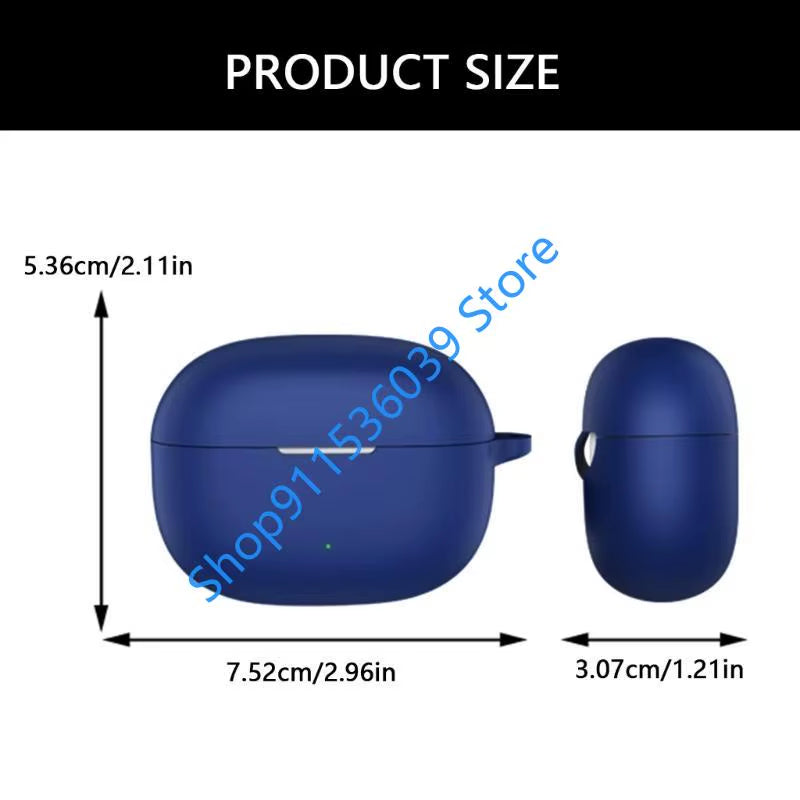 Silicone Protective Case for Realme Buds T200 Lite Earphone Cover Shell Shockproof Anti-Scratch Protect Frame Washable Dustproof