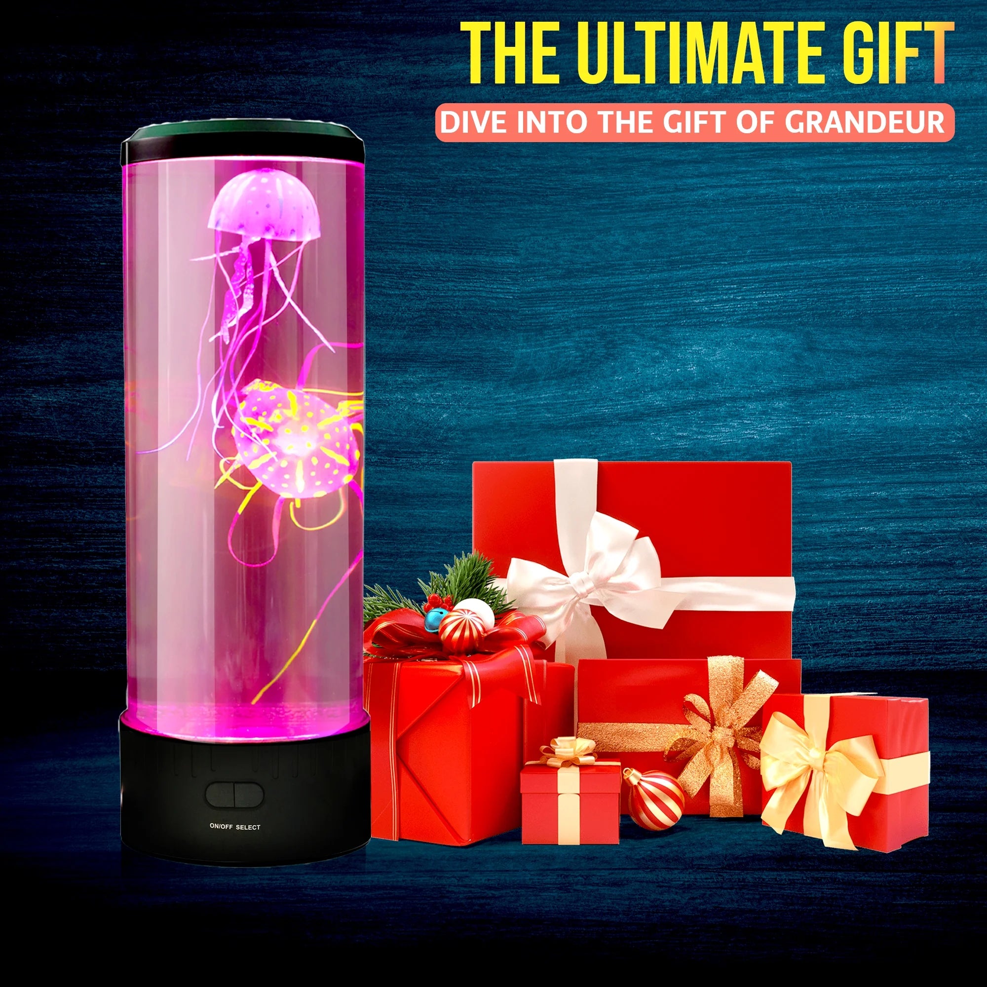 Jellyfish Lamp, 16 Color Options, 4 Modes, Auto Shutdown, Remote Control Electric Jellyfish LED Night Light, Home Decor, Gift for Autism & ADHD