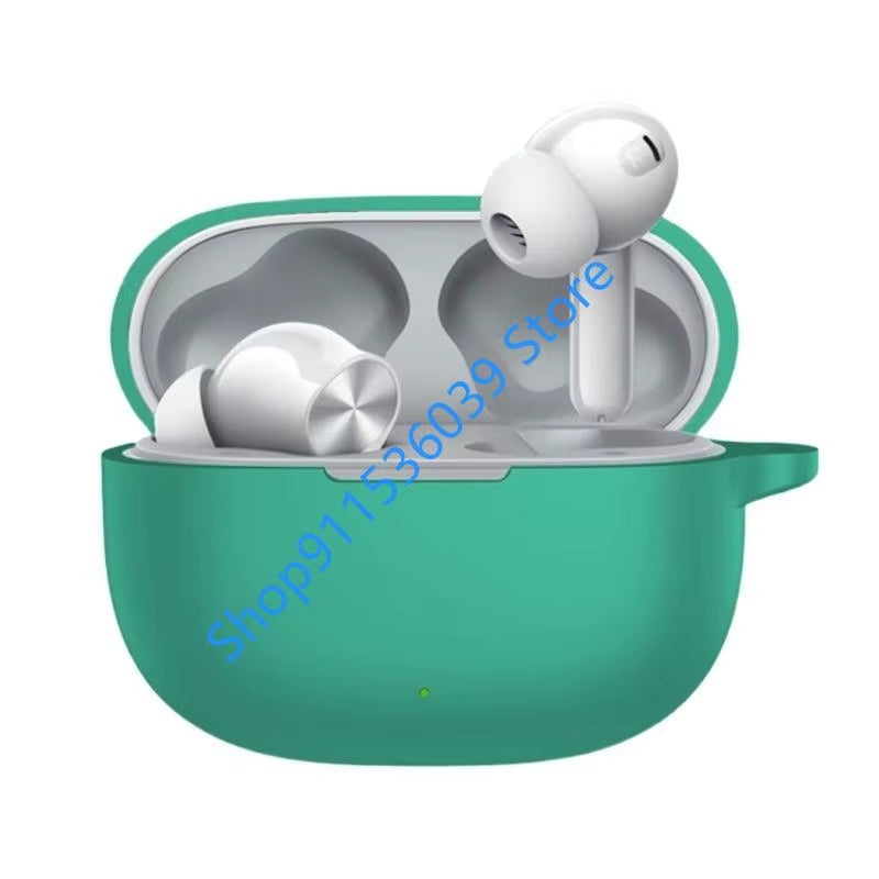 Silicone Protective Case for Realme Buds T200 Lite Earphone Cover Shell Shockproof Anti-Scratch Protect Frame Washable Dustproof