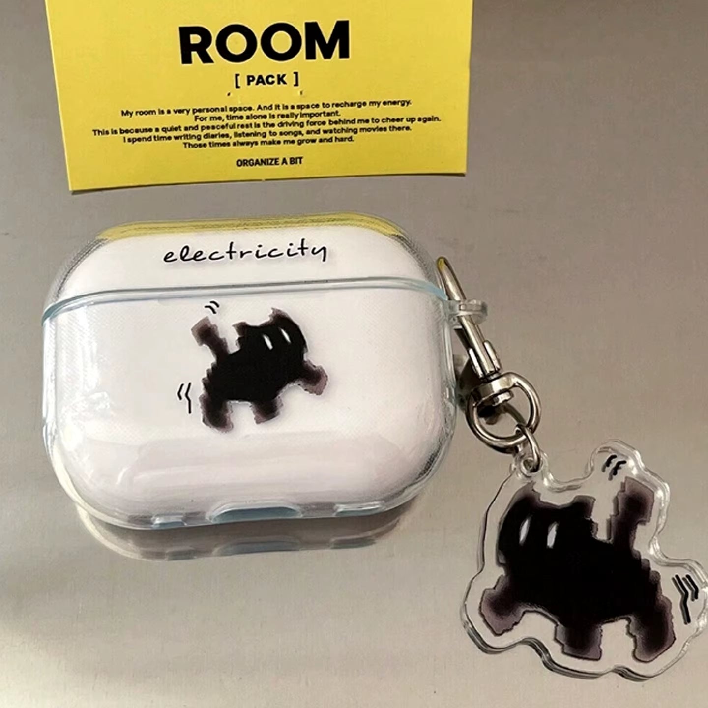 Wireless Cute Cat Black Charging Box for Airpods 4 Pro 3 2 1 Pro3 Case Transparent Silicone Earphone Cases for Airpods Pro 2 2Nd
